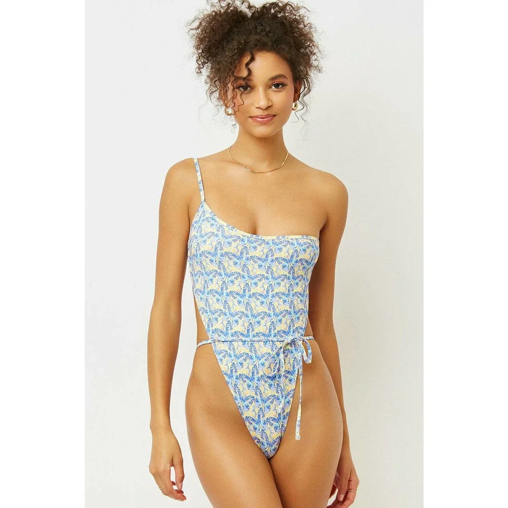 NWT Frankies Bikinis Evangeline One Piece Swimsuit